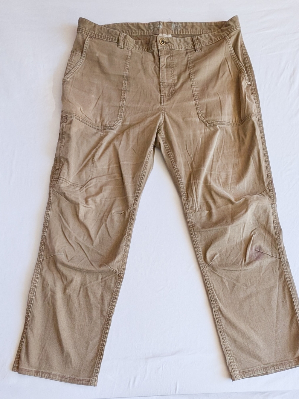 Mountain Hardware Hiking Pants Khaki Men’s Size 38/48 Utility Outdoor